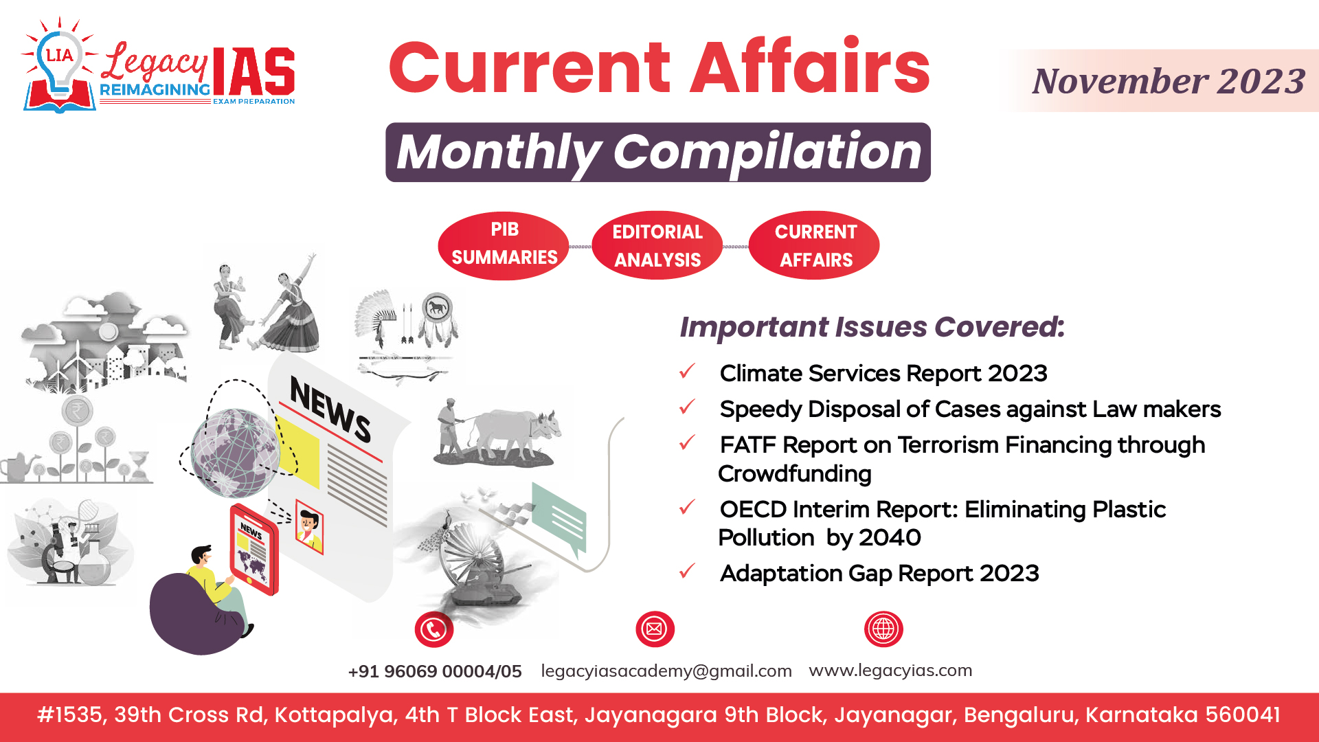 November 2023 Monthly Current Affairs Compilation